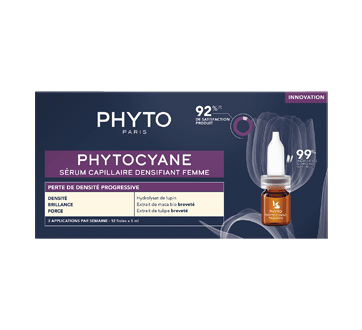 PHYTO Soins & Beauté Phytocyane (sérum capillaire densifiant femme) 12x50ml