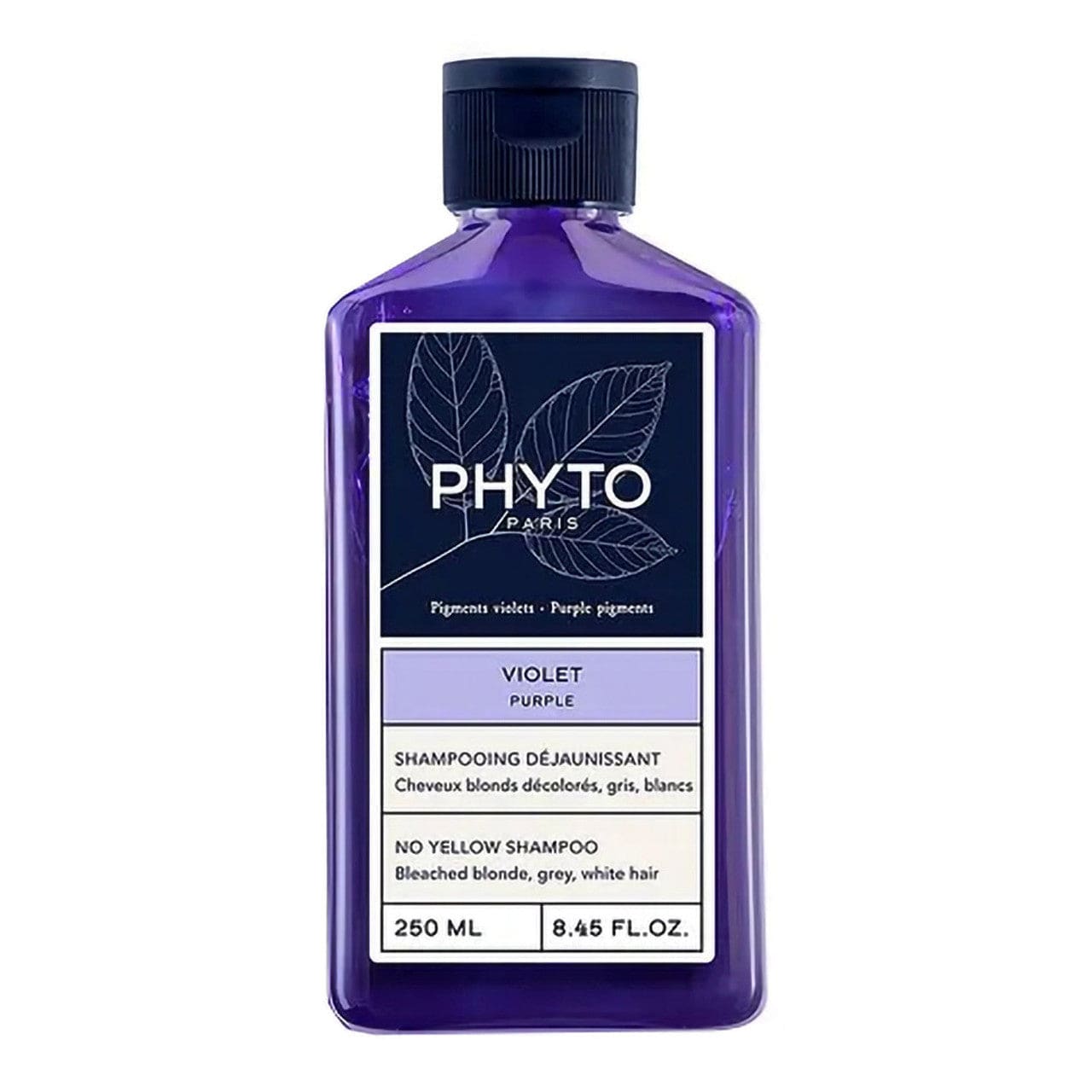 PHYTO Soins & Beauté Phytoviolet (shampoing déjaunissant cheveux blonds/décolorés/gris/blancs) (ancien phytoargent) 250ml