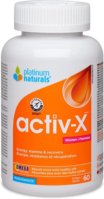 PLATINUM Suppléments Activ-X (femme) 60gel