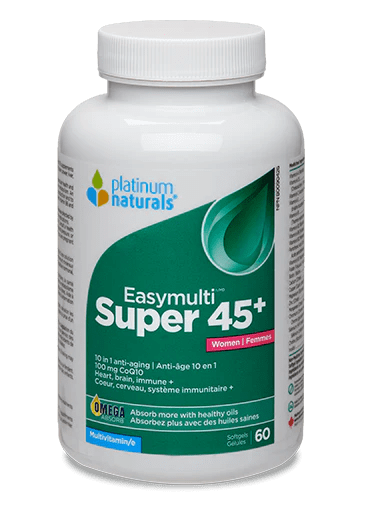 PLATINUM Suppléments Super easymulti 45+ (pour femmes) 60gel