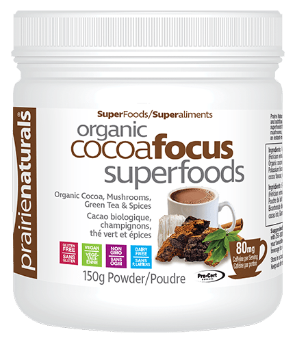 PRAIRIE NATURALS Suppléments Cocoafocus superfoods bio  150g