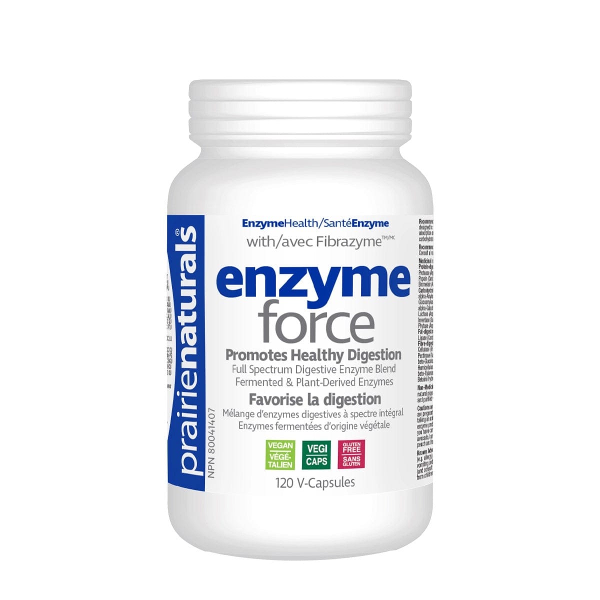 PRAIRIE NATURALS Suppléments Enzyme-Force  120vcaps