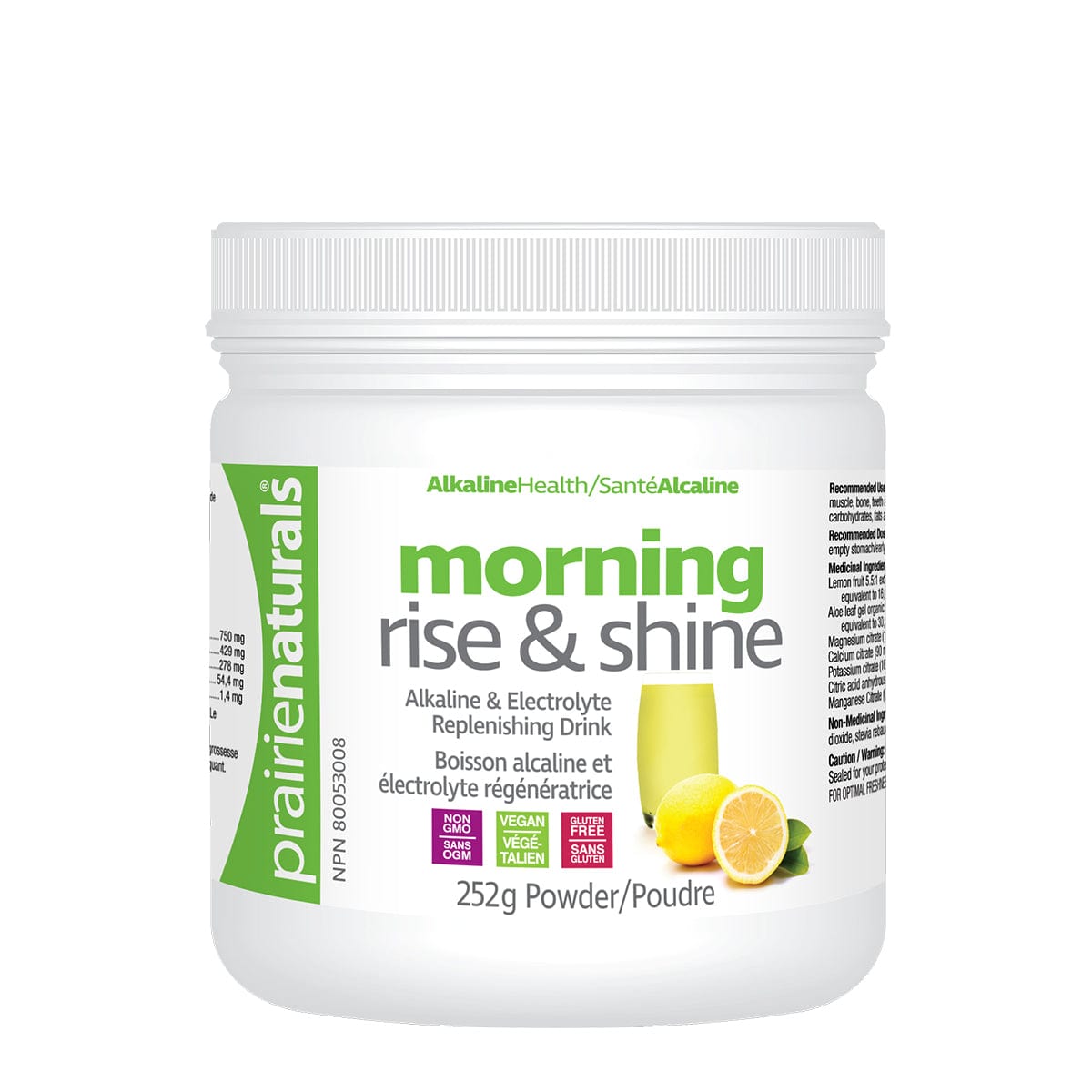 PRAIRIE NATURALS Suppléments Morning rise and shine  252g