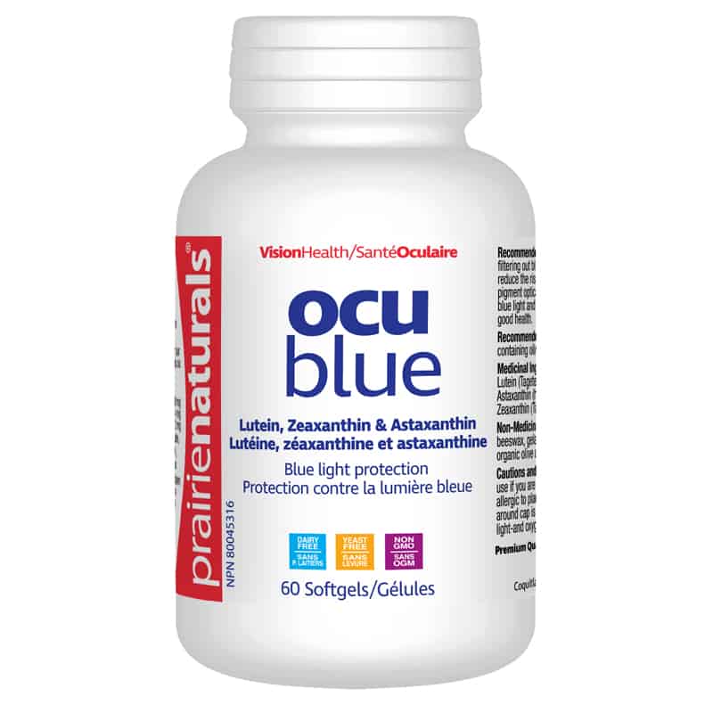 PRAIRIE NATURALS Suppléments Ocublue  60gels
