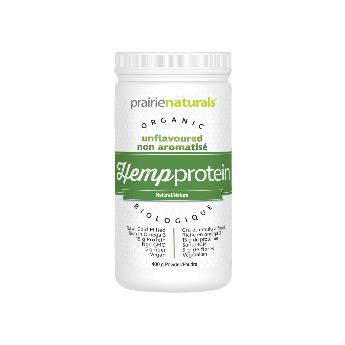 PRAIRIE NATURALS Suppléments Protéine chanvre bio (nature) 400g