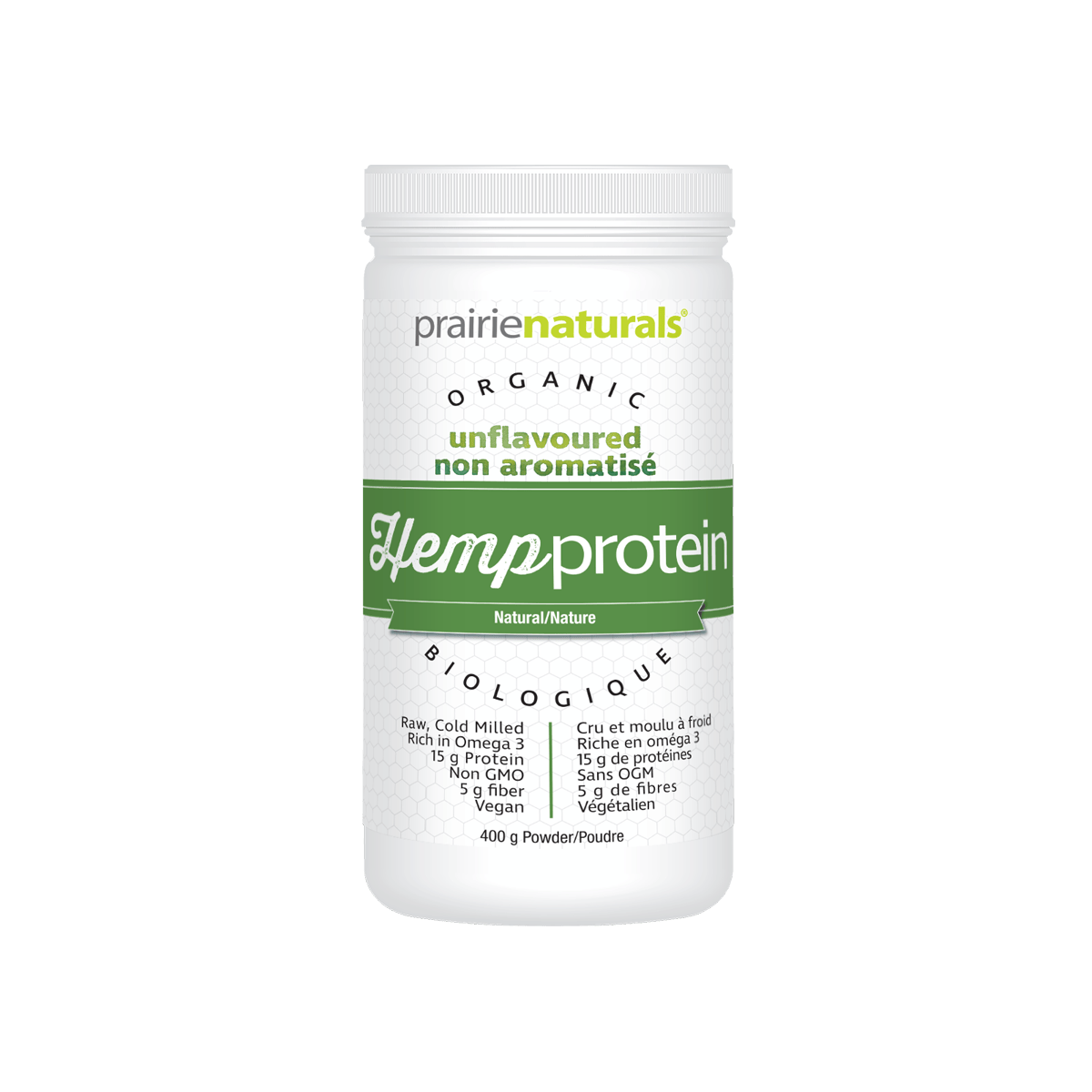 PRAIRIE NATURALS Suppléments Protéine chanvre bio (nature) 400g