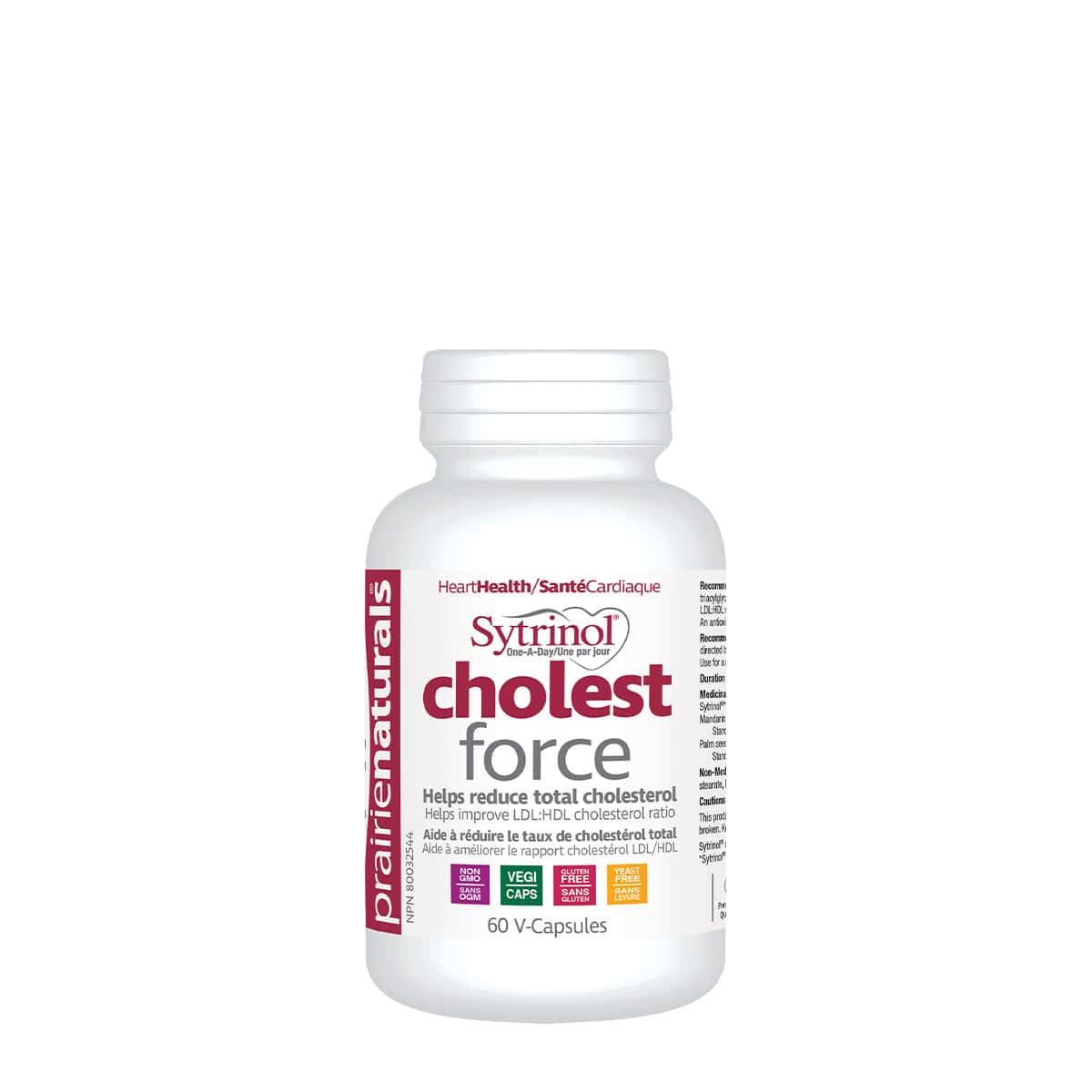 PRAIRIE NATURALS Suppléments Sytrinol cholesterol support  60vcaps