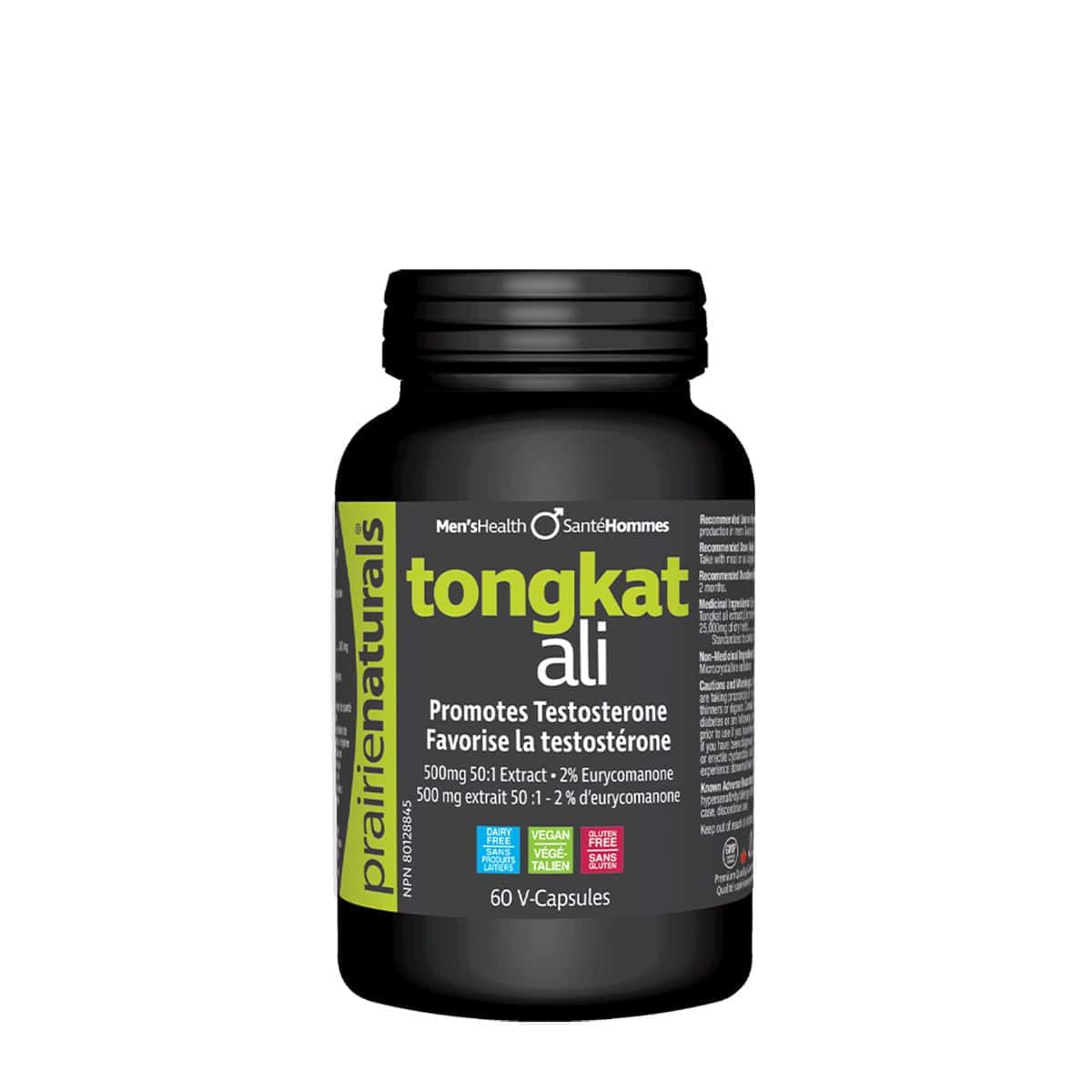 PRAIRIE NATURALS Suppléments Tongkat ali (500mg) 60vcaps