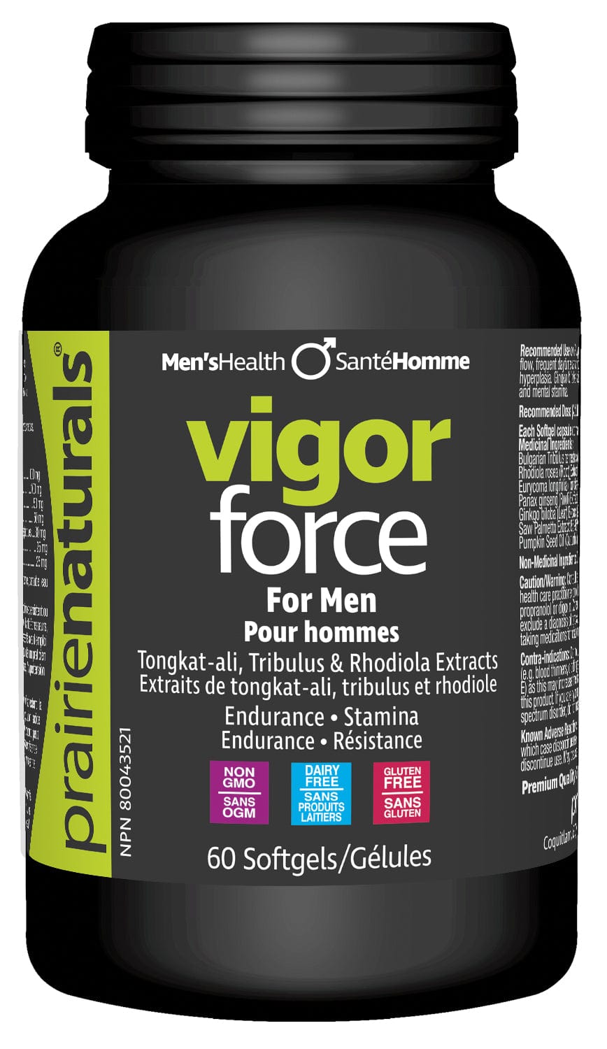 PRAIRIE NATURALS Suppléments Vigor force  60gels