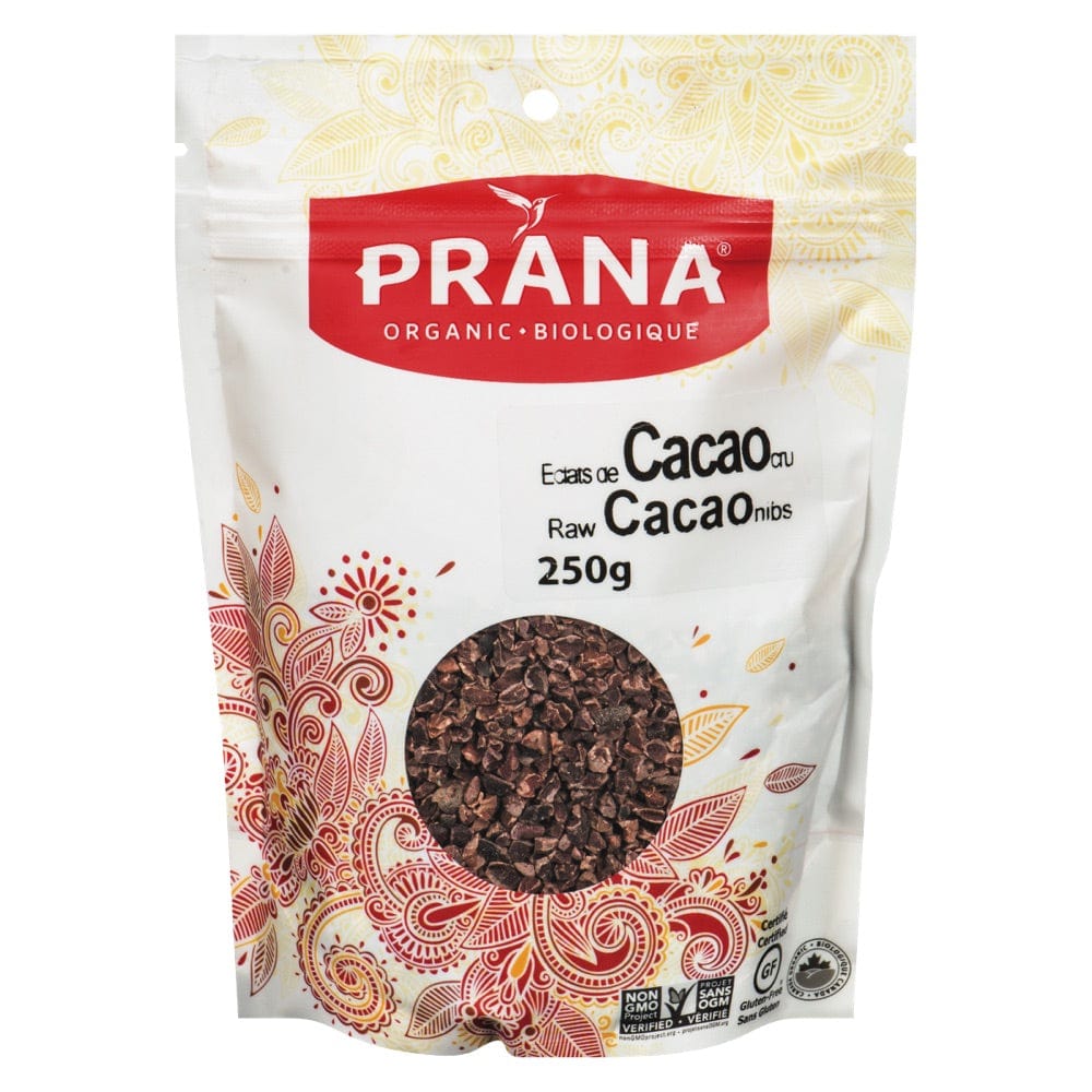 PRANA Épicerie Éclats de cacao cru bio 250g