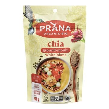 PRANA Épicerie Graine chia blanche moulue bio 200g