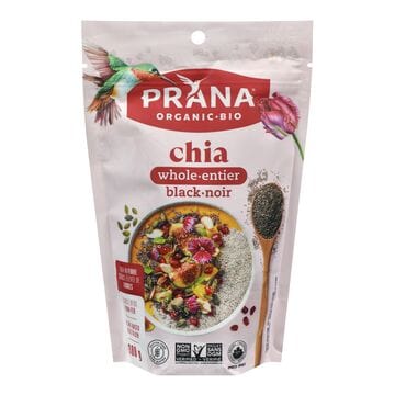 PRANA Épicerie Graines de chia noires bio 300g