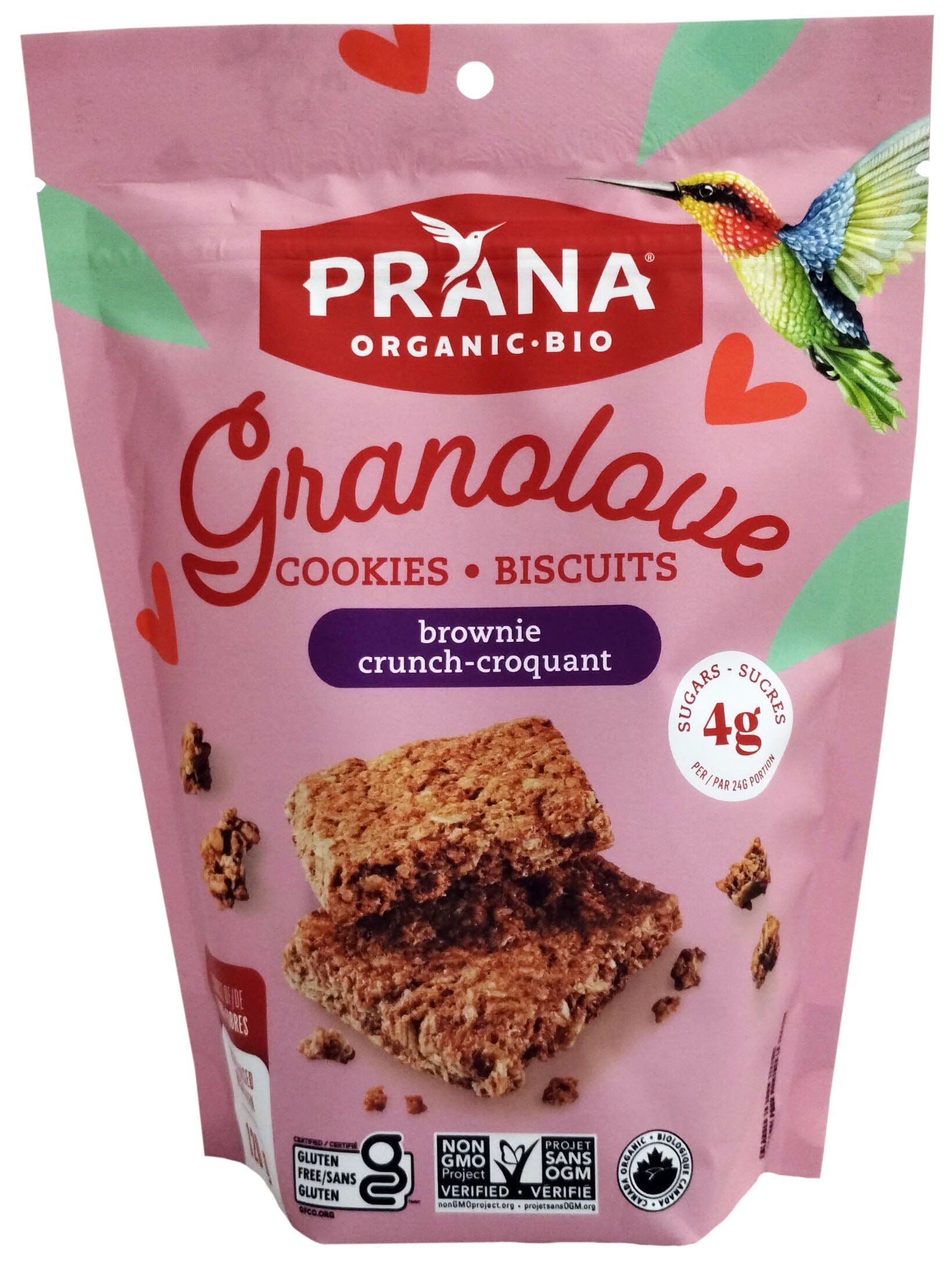 PRANA Épicerie Granolove Biscuits brownie crunch croquant bio 120g
DATE DE PÉREMPTION : 11 NOVEMBRE 2025