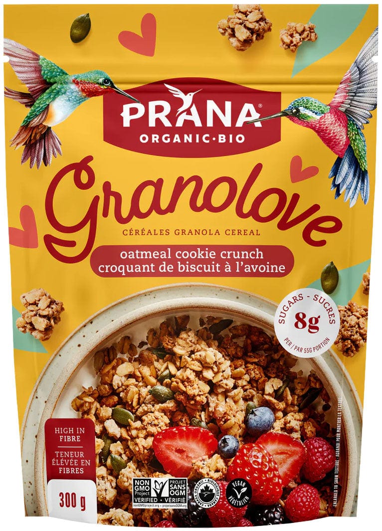 PRANA Épicerie Granolove croquant de biscuits à l'avoine bio 300g