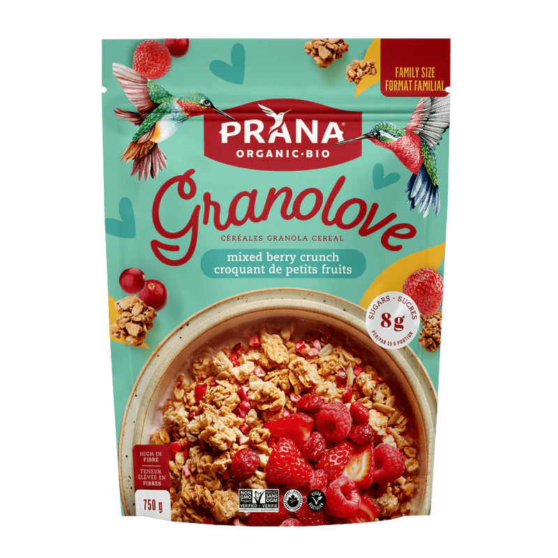 PRANA Épicerie Granolove croquant de petits fruits bio 750g