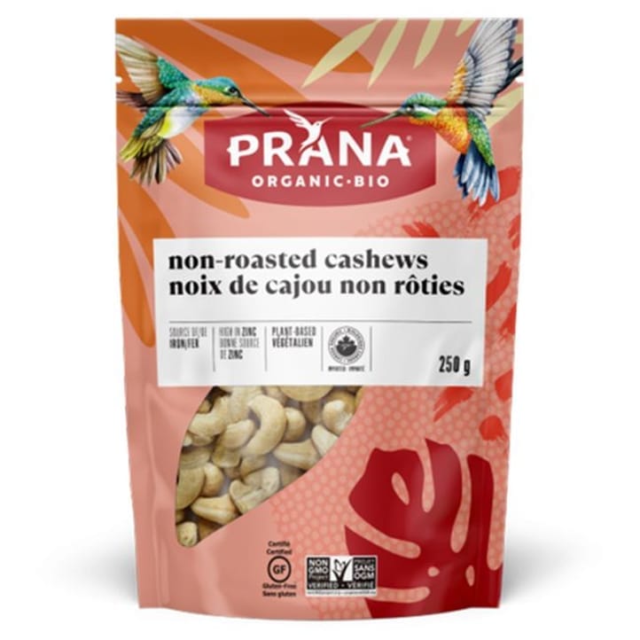 PRANA Épicerie Noix de cajou non-rôties bio 250g