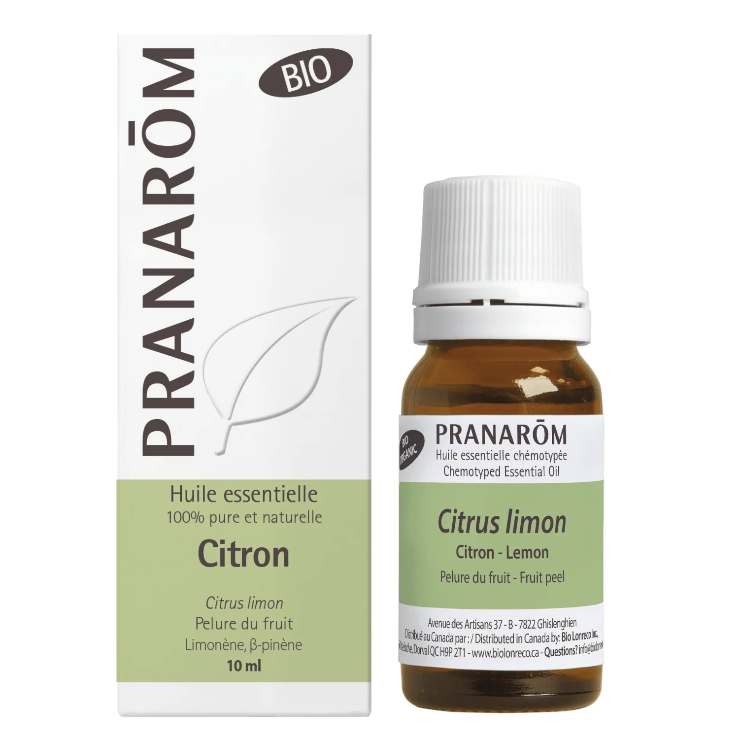 PRANAROM Suppléments Huile essentielle bio - Citron 10ml