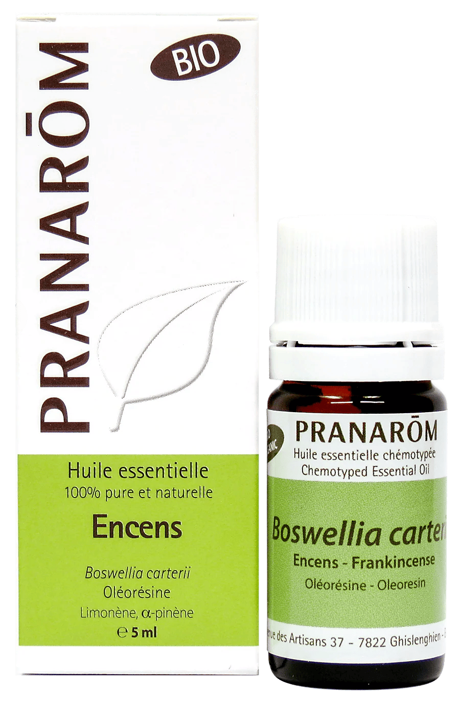 PRANAROM Suppléments Huile essentielle bio - Encens 5ml