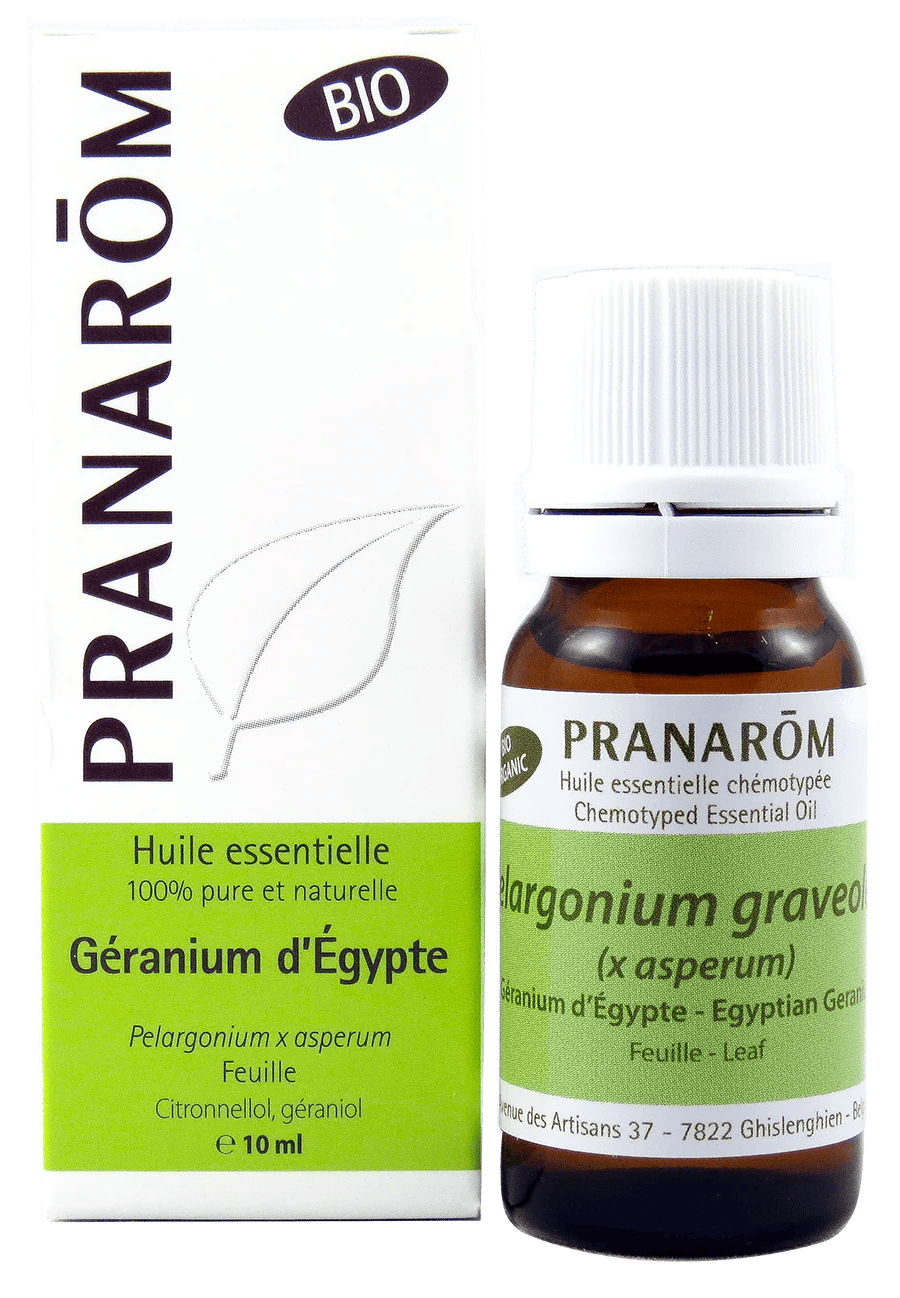 PRANAROM Suppléments Huile essentielle bio - Géranium d'Égypte 10ml