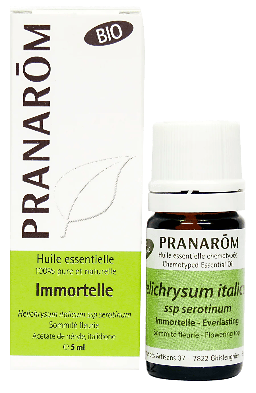 PRANAROM Suppléments Huile essentielle bio - Immortelle 5ml