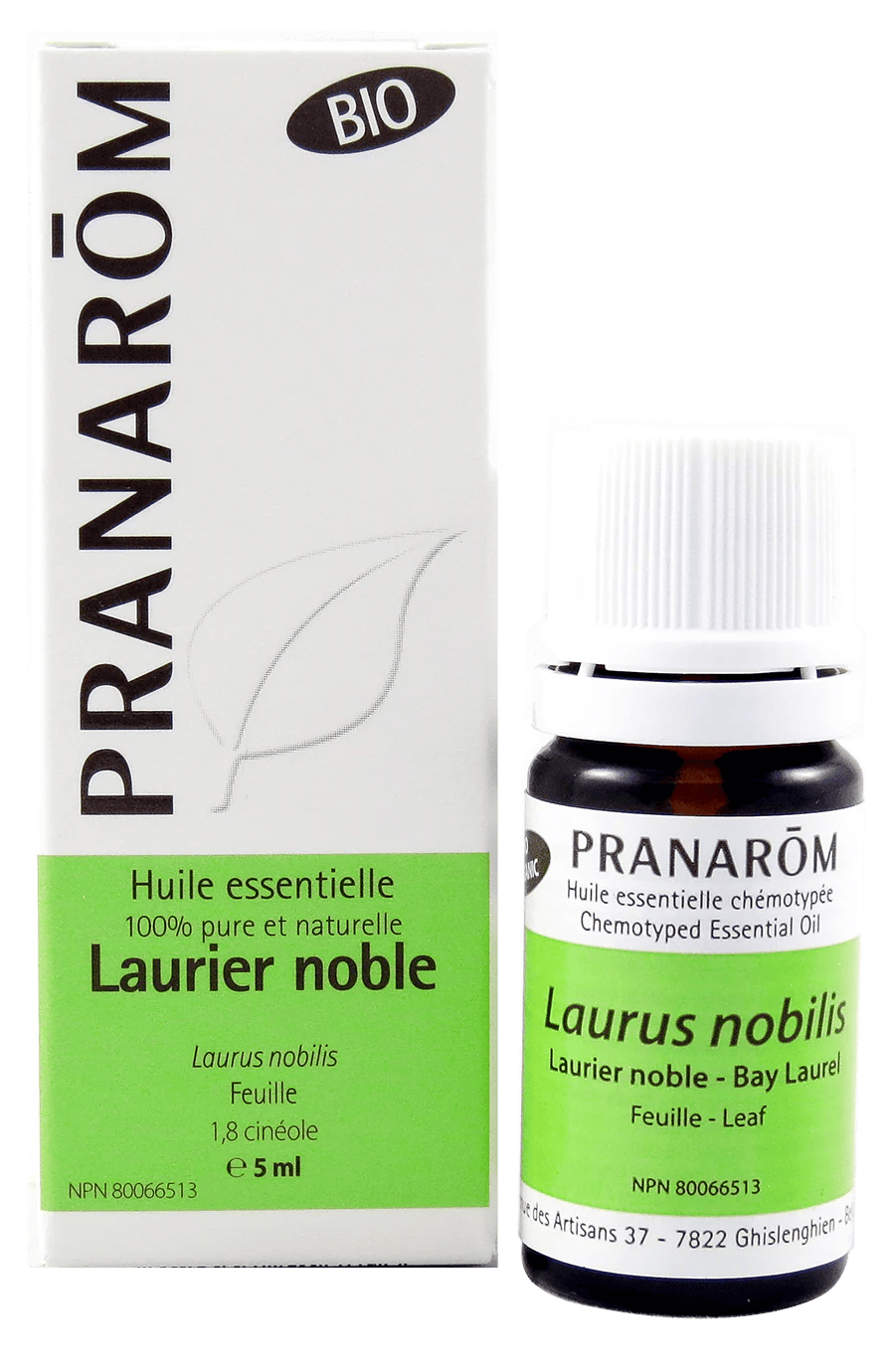 PRANAROM Suppléments Huile essentielle bio - Laurier noble 5ml