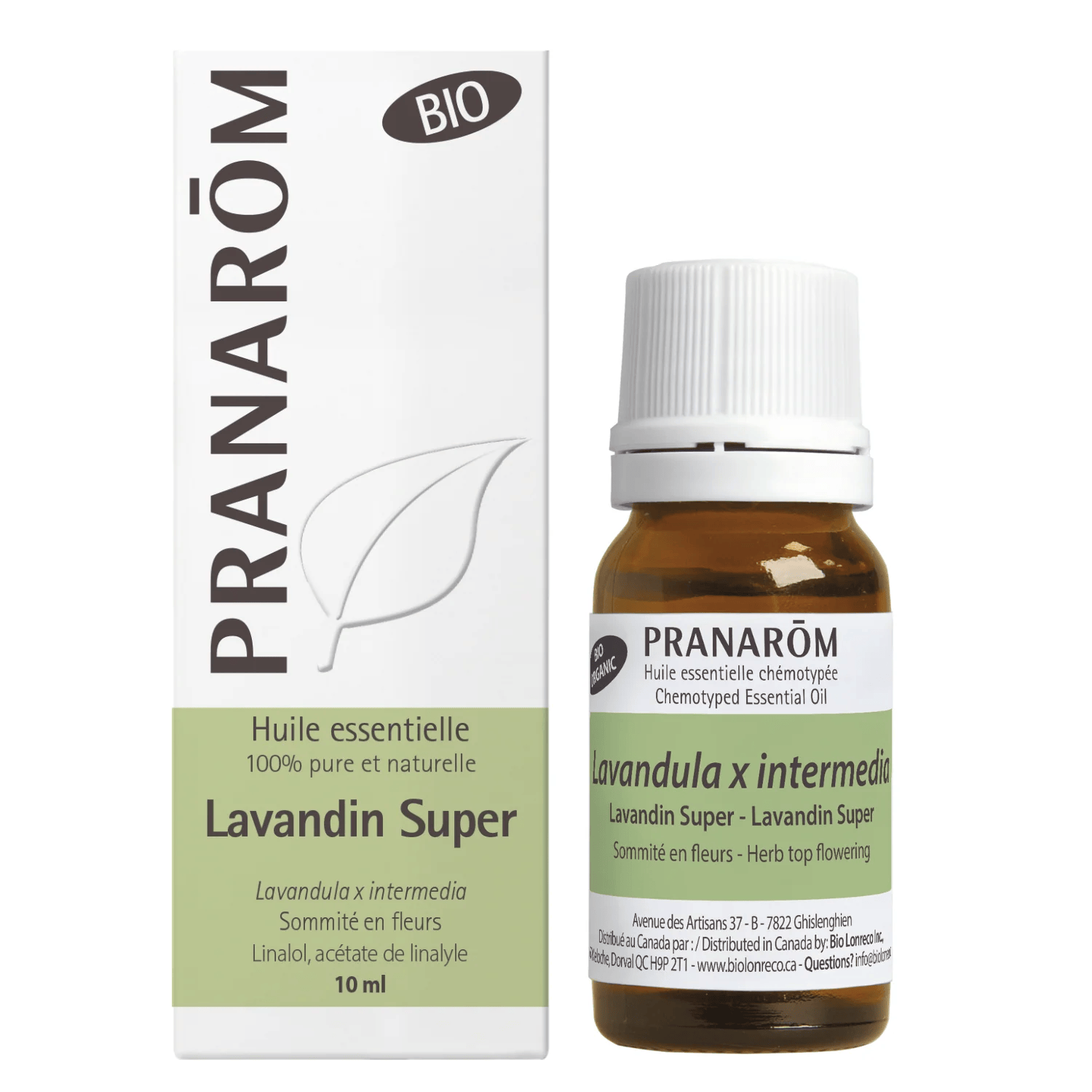 PRANAROM Suppléments Huile essentielle bio - Lavandin super 10ml