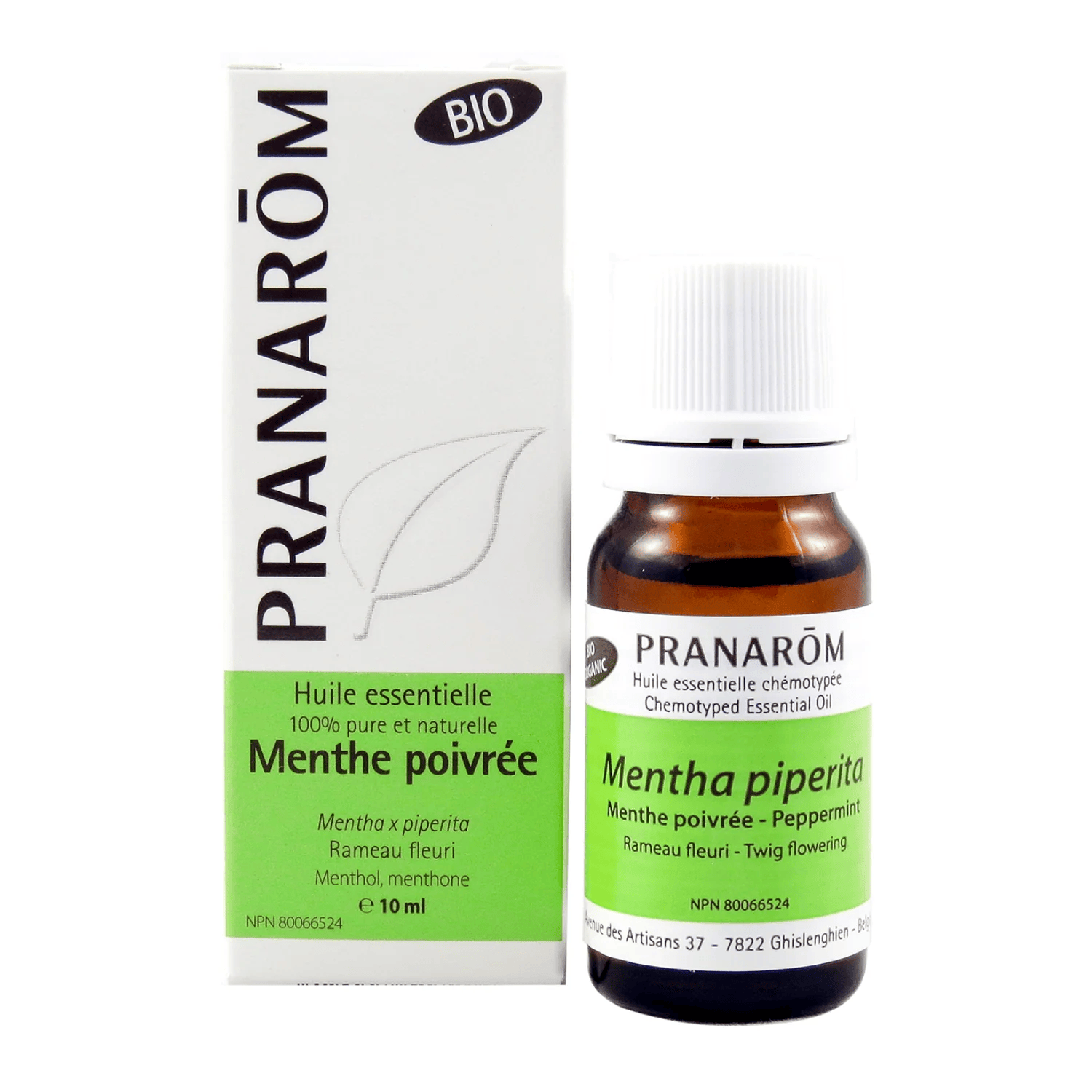 PRANAROM Suppléments Huile essentielle bio - Menthe poivrée 10ml