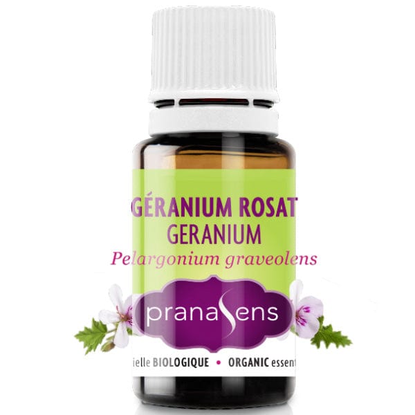 PRANASENS Soins & Beauté Huile essentielle géranium rosat bio (pelargonium graveolens) 15ml