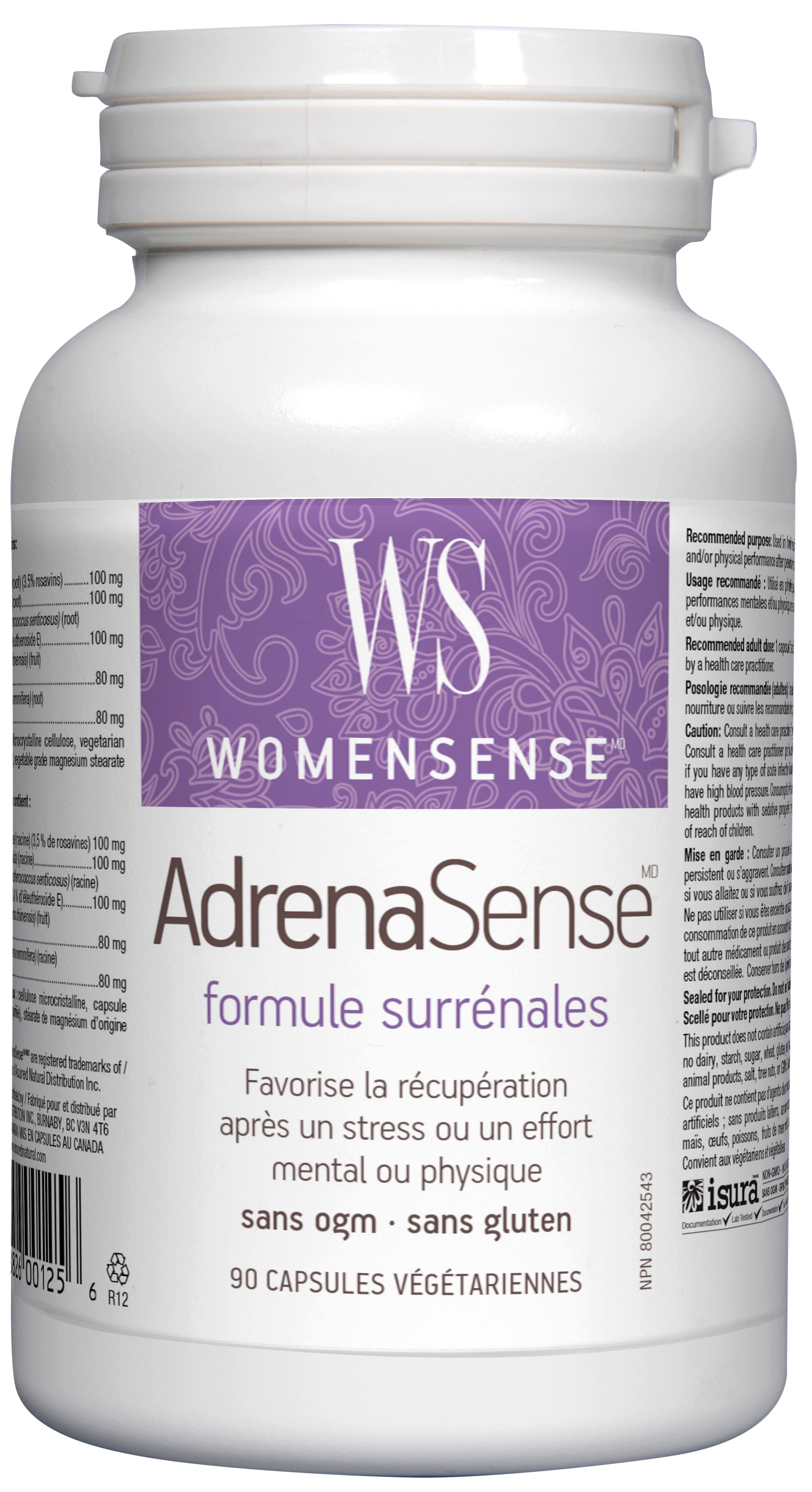 PREFERRED NUTRITION Suppléments Adrenasense 90caps