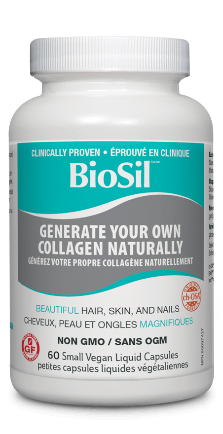 PREFERRED NUTRITION Suppléments Biosil (végétalienne) (capsules liquide) 60vcaps