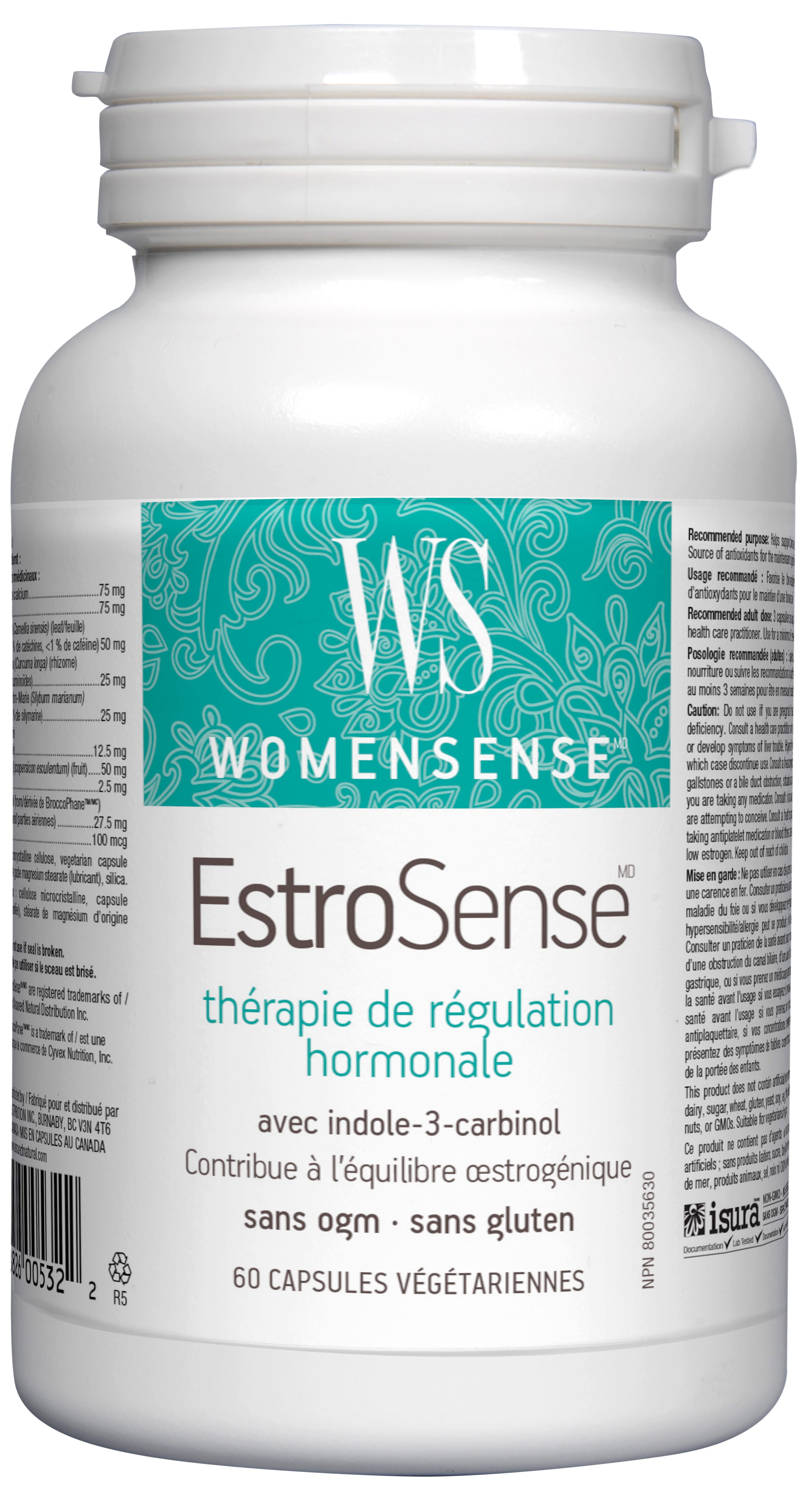 PREFERRED NUTRITION Suppléments Estrosense 60vcaps