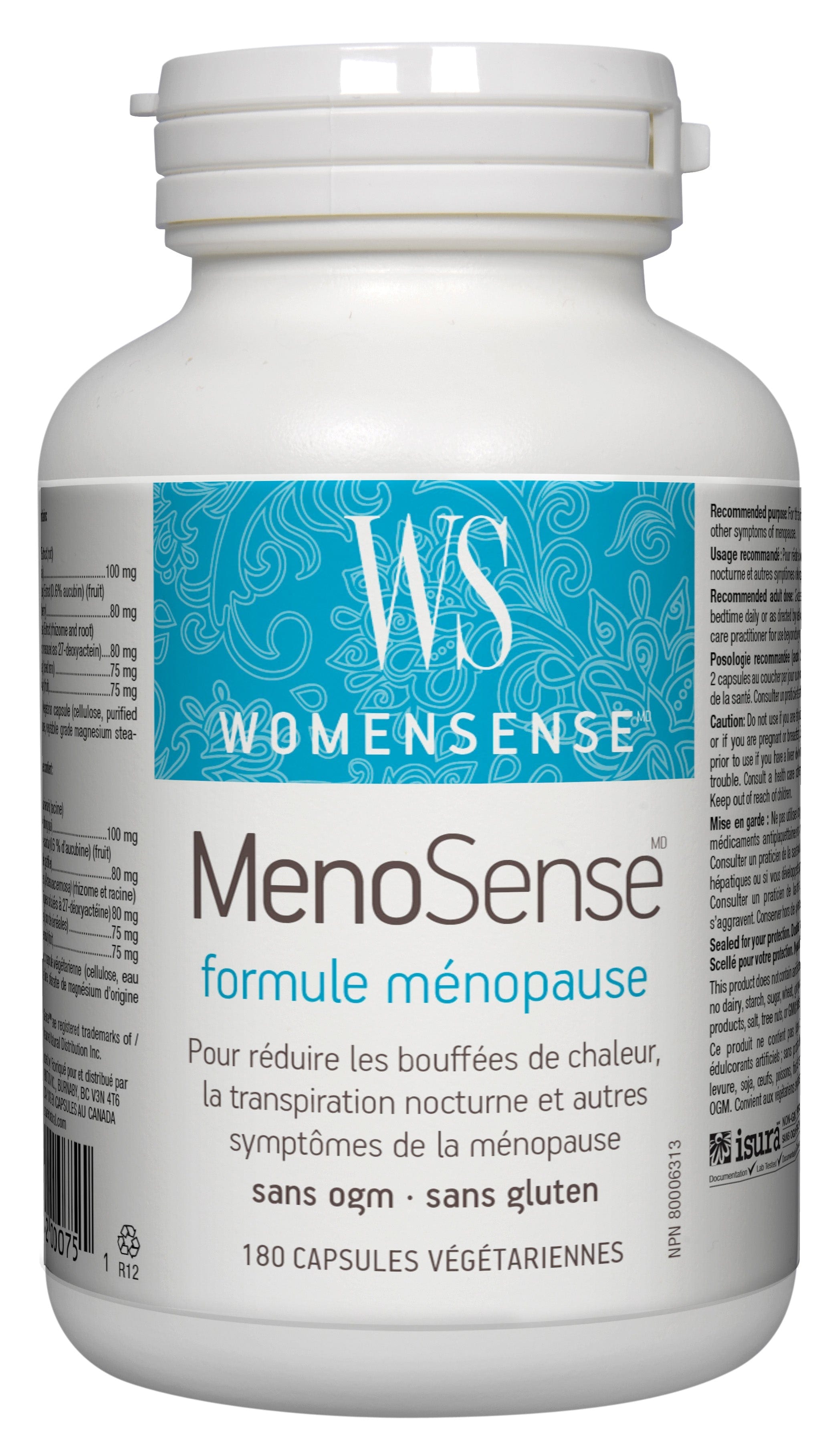 PREFERRED NUTRITION Suppléments Menosense 180caps