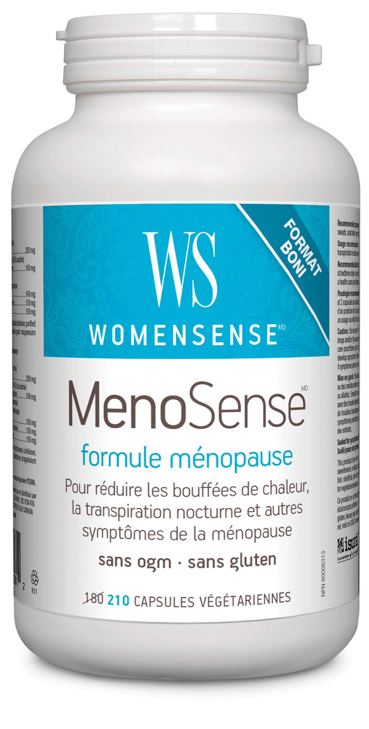 PREFERRED NUTRITION Suppléments Menosense 180caps