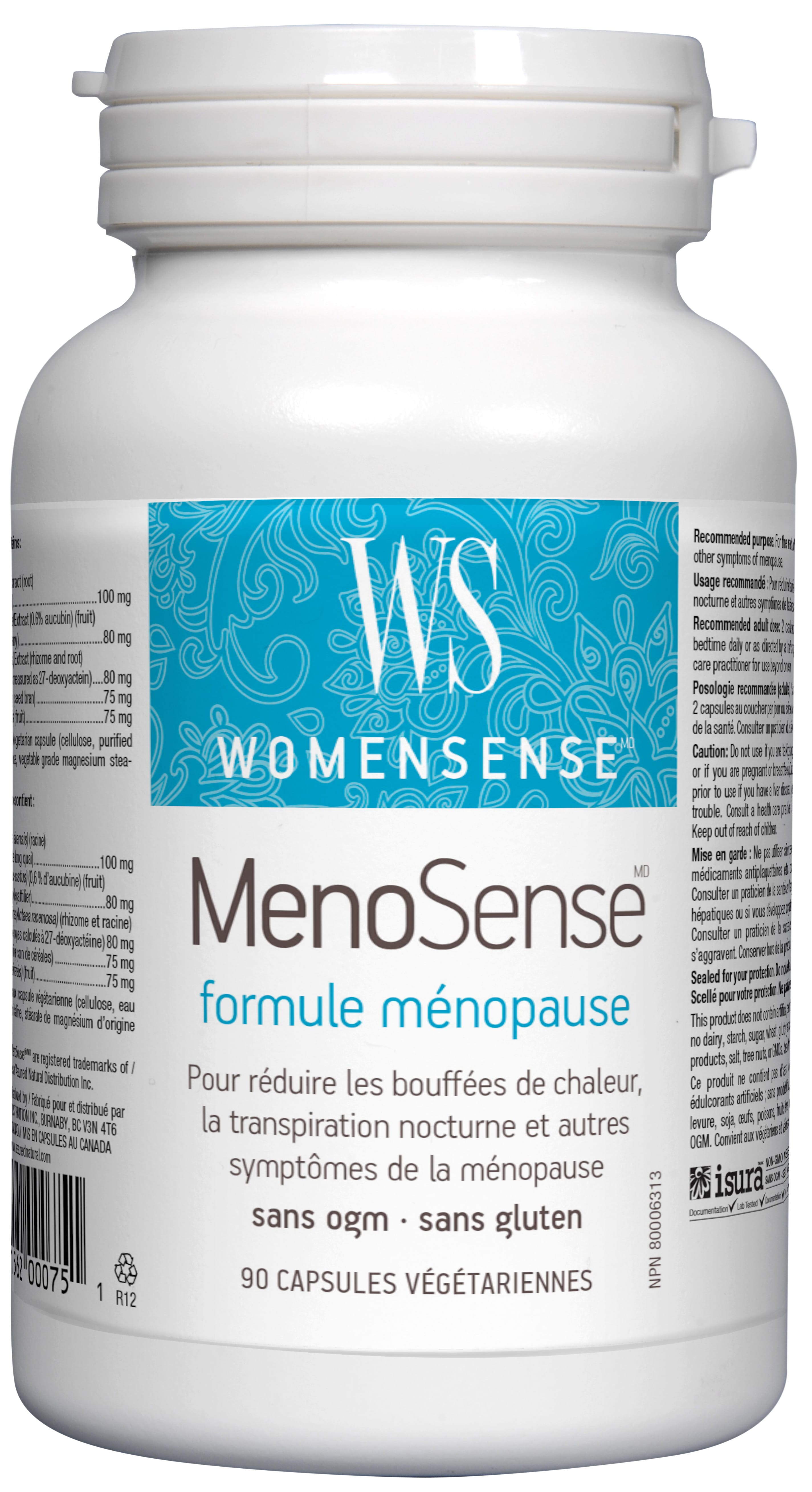 PREFERRED NUTRITION Suppléments Menosense 90caps