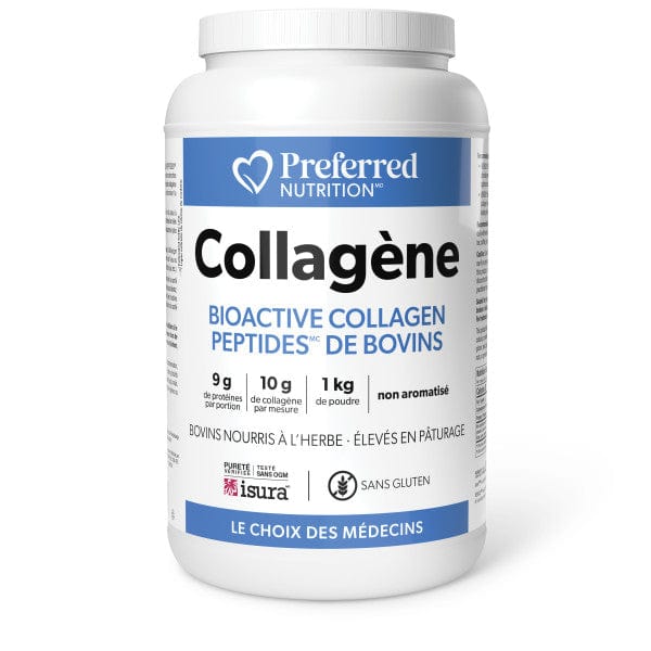 PREFERRED NUTRITION Suppléments Poudre de collagène (bovin)  1kg