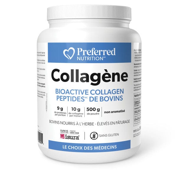 PREFERRED NUTRITION Suppléments Poudre de collagène (bovin)  500g