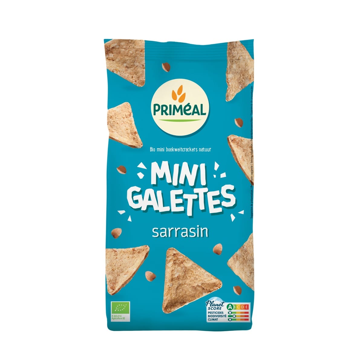 PRIMEAL Épicerie Mini-galettes de sarrasin nature bio 100g