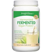 PROGRESSIVE Suppléments Harmonized fermented vegan protein (saveur vanille) 680g