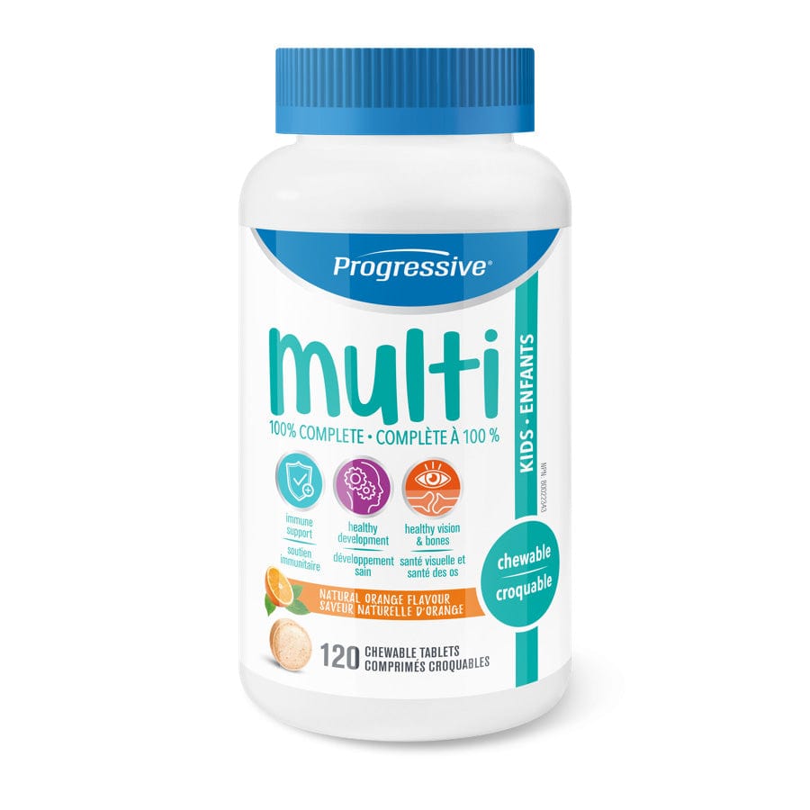 PROGRESSIVE Suppléments Multivitamines pour enfants (4-13 ans) 120comp