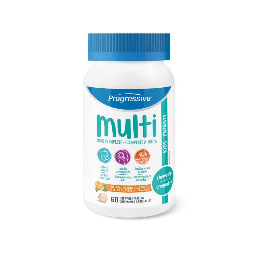 PROGRESSIVE Suppléments Multivitamines pour enfants (4-13 ans) 60comp