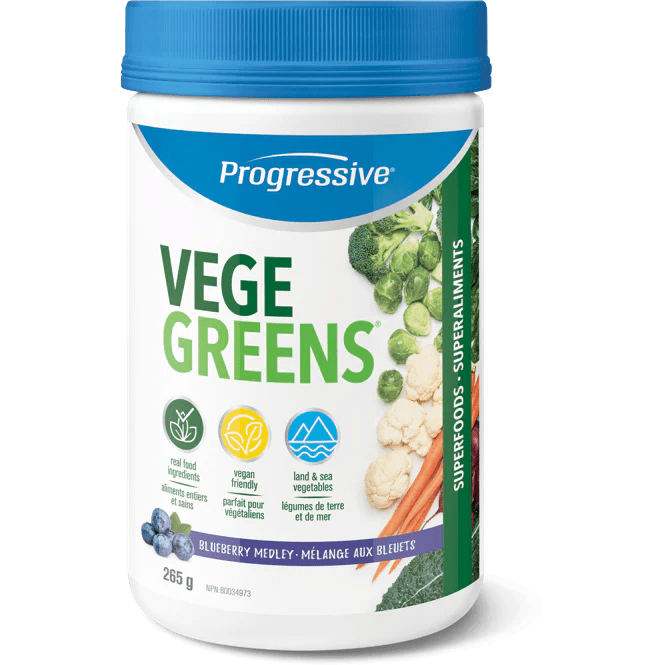 PROGRESSIVE Suppléments Vegegreens (bleuets) 265g