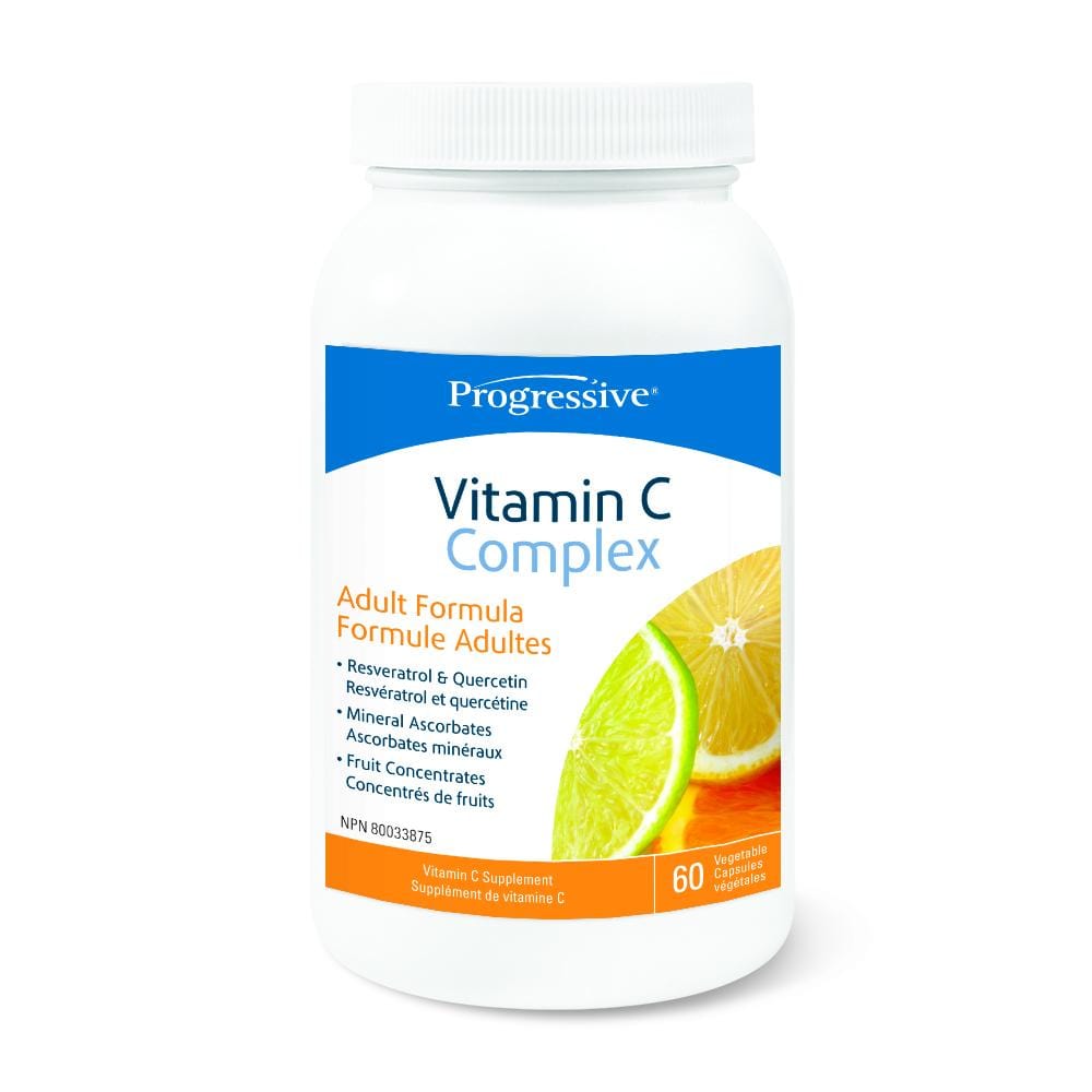 PROGRESSIVE Suppléments Vitamine C complexe 60caps