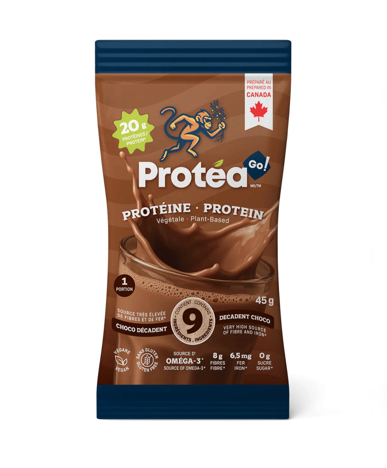 PROTÉA Suppléments Protéines (chocolat décadent) 45g