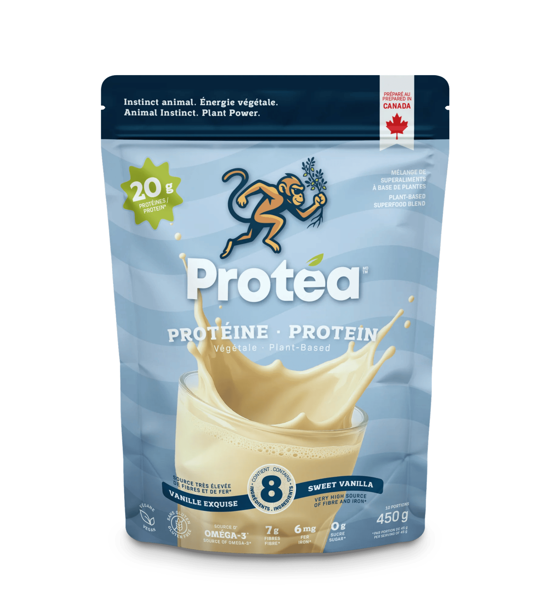 PROTÉA Suppléments Protéines (vanille exquise) 450g