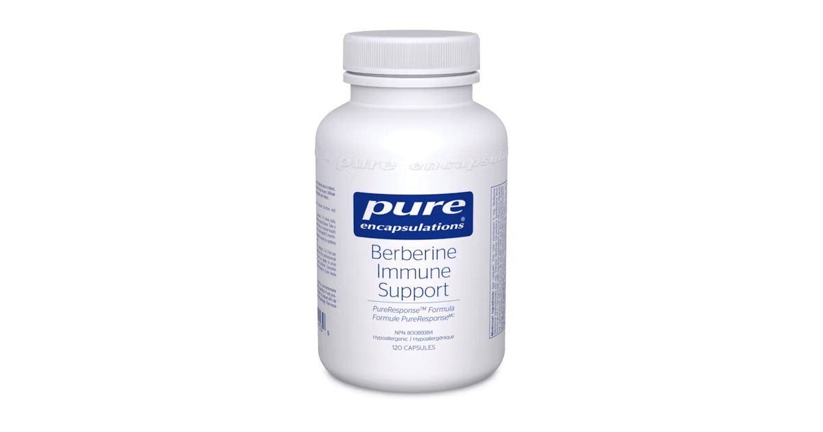 PURE ENCAPSULATIONS Suppléments Berberine support immune 120caps