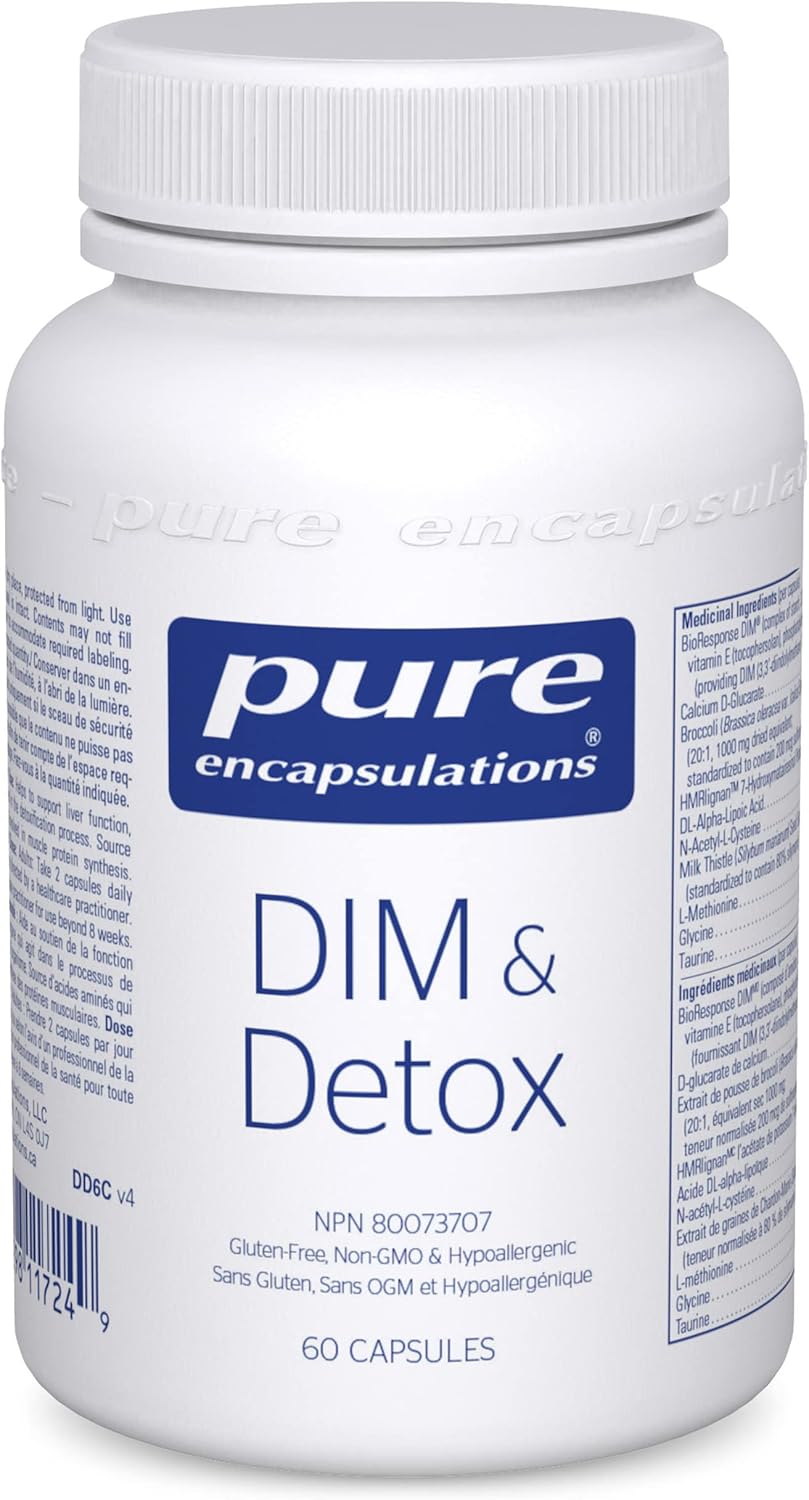 PURE ENCAPSULATIONS Suppléments DIM&Detox 60caps