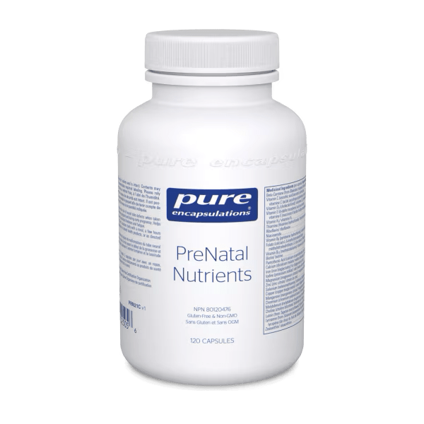 PURE ENCAPSULATIONS Suppléments PreNatal nutrients  120caps
