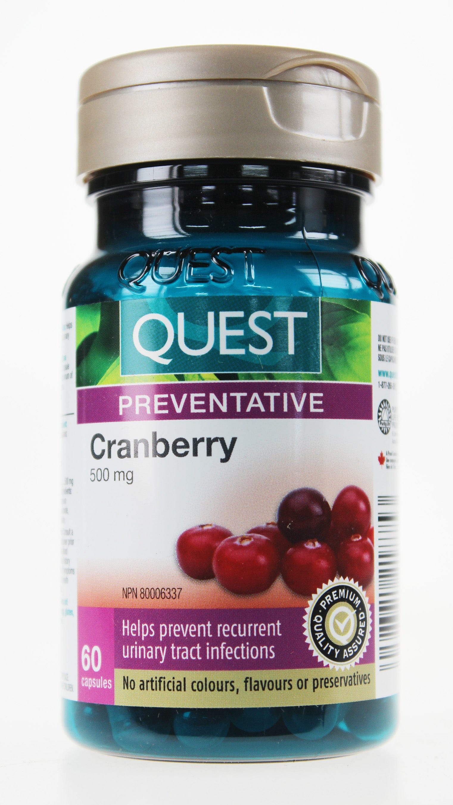 QUEST Suppléments Canneberge 60caps