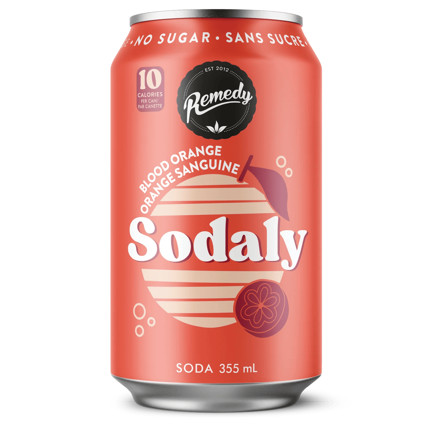REMEDY Épicerie Sodaly à l'orange sanguine 355ml