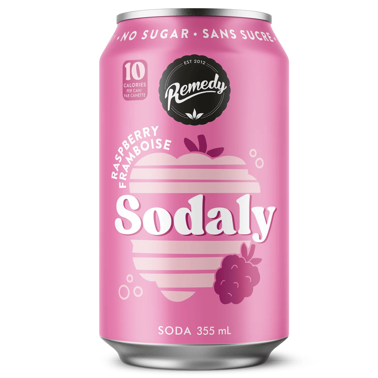 REMEDY Épicerie Sodaly à la framboise 355ml